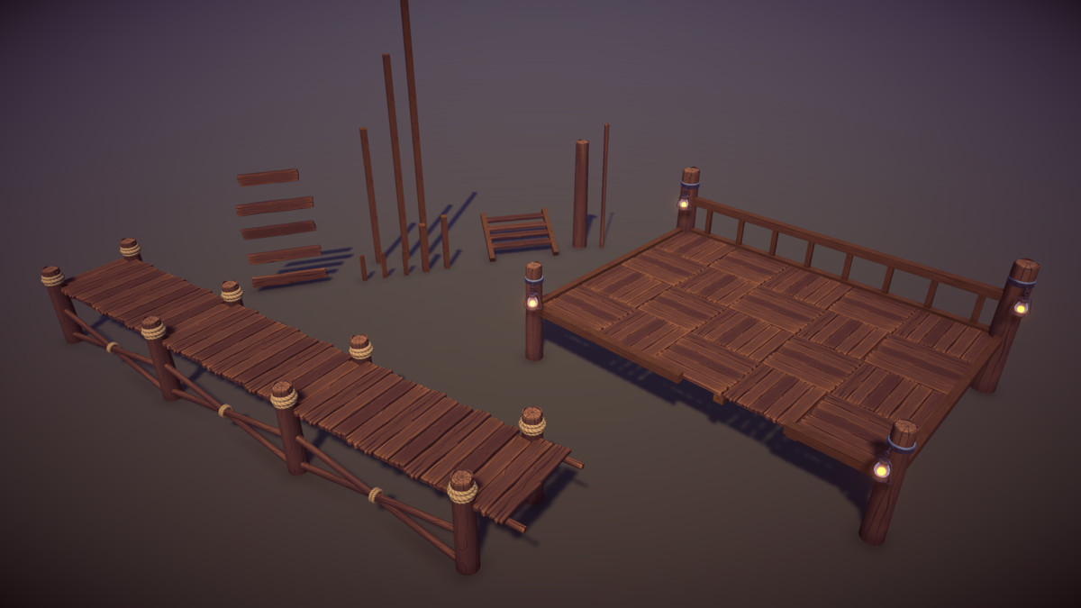 Lakeside–Stylized Nature Environment