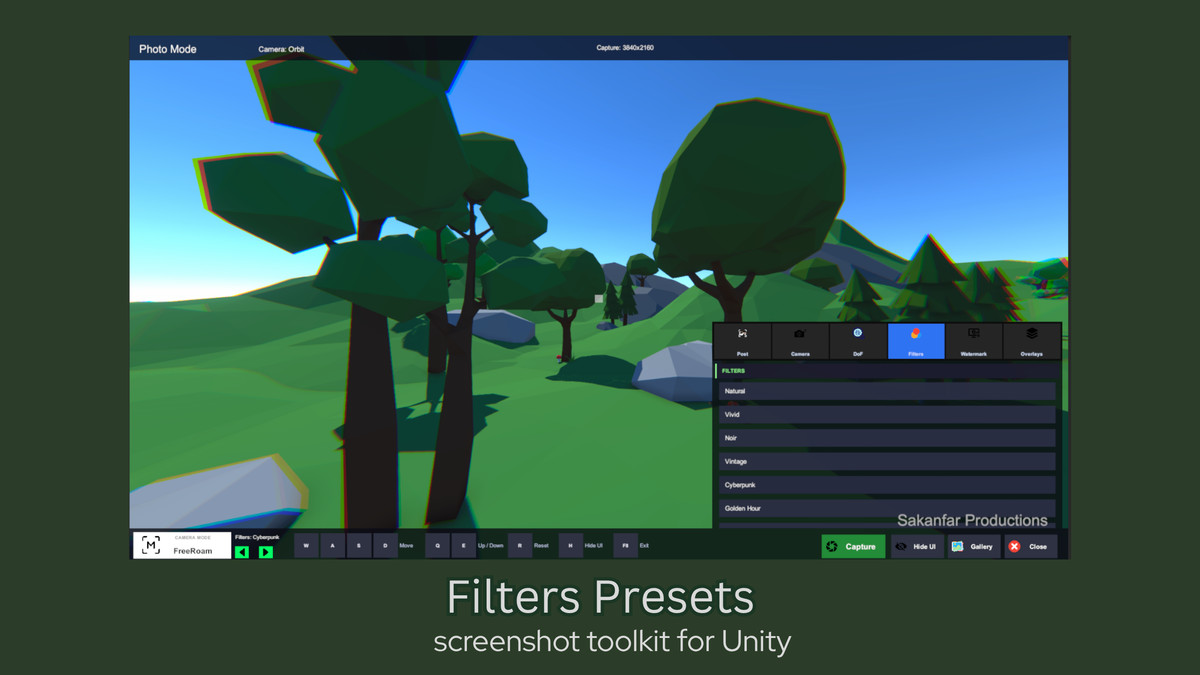 Advanced Photo Mode For Unity