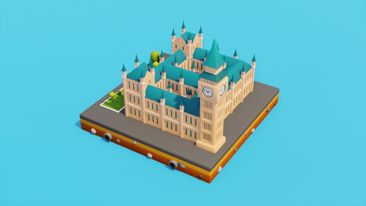 Low Poly European LandMarks by IGS