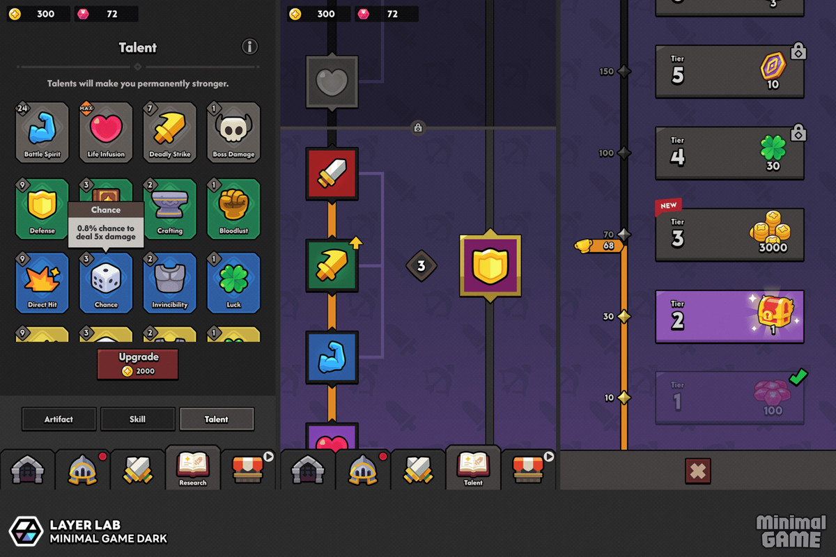 GUI Pro - Minimal Game Dark