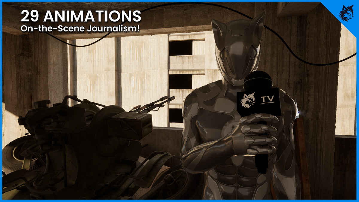 Street Reporter Animation Pack