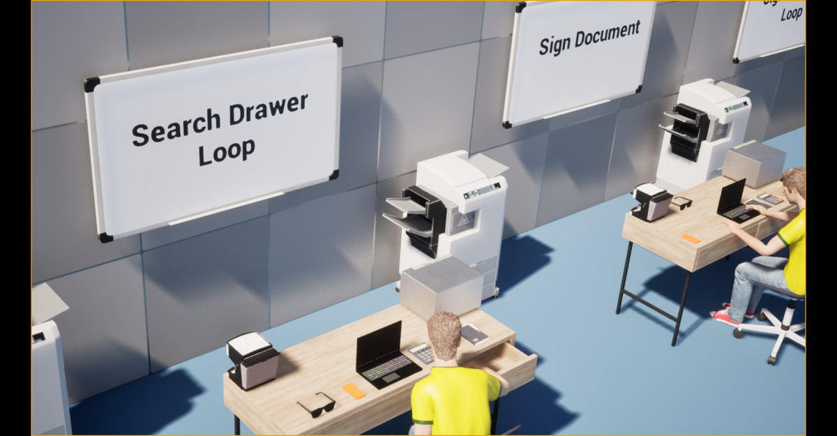 Office Worker Animation