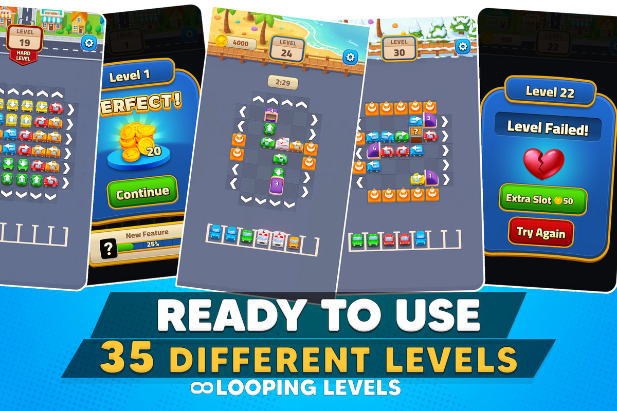 Car Match Puzzle | Game Template