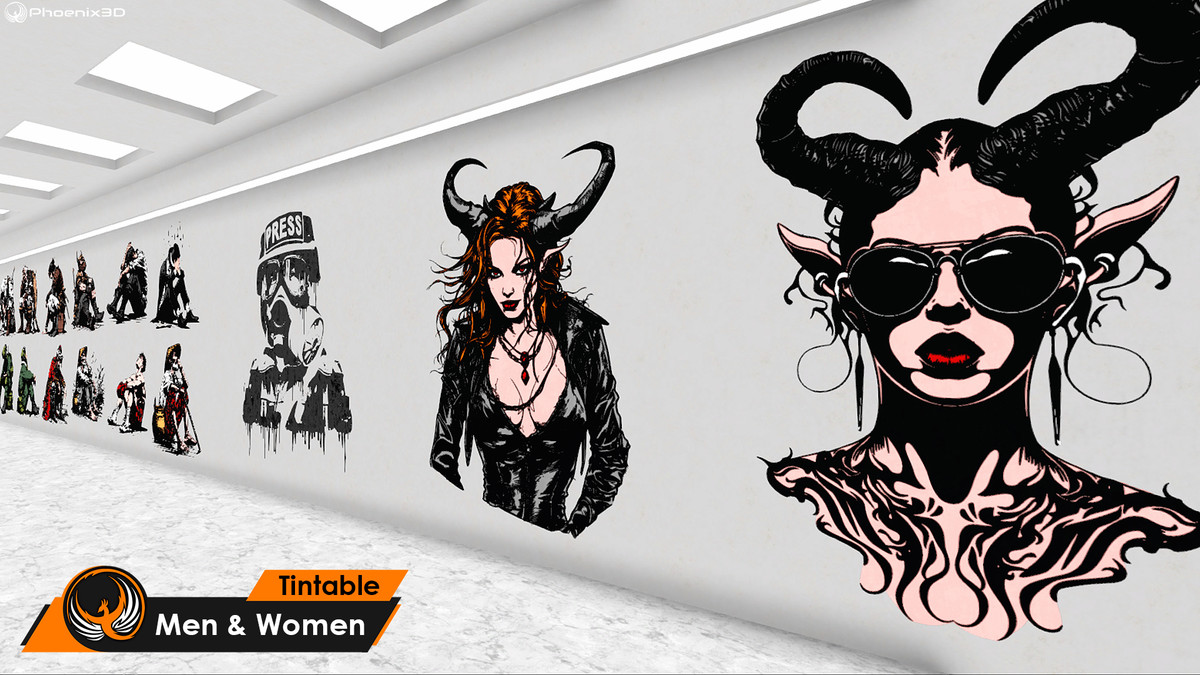 P3D: Mega Decal Textures (3500+ for Walls, Cars, and Level Design)