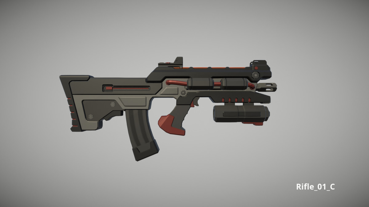 Cyberpunk Armory - Low Poly