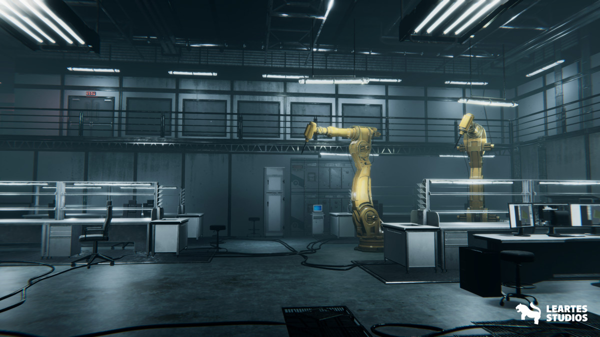Sci-Fi Laboratory Environment