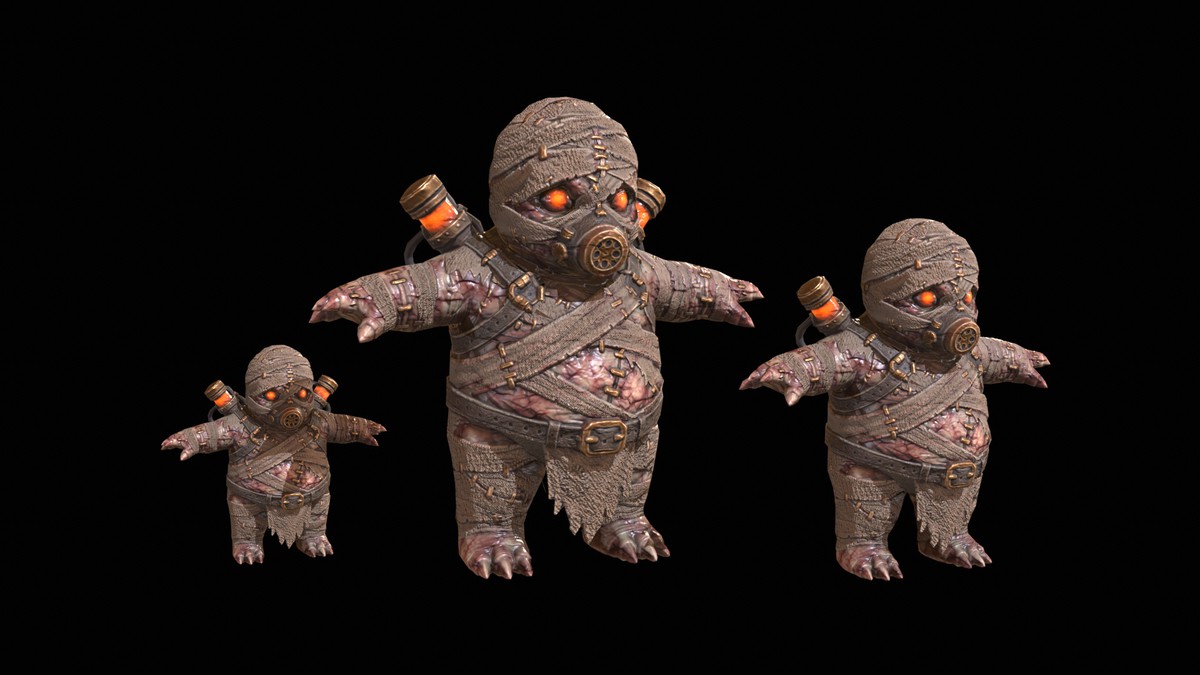 Chibi Necro Fat Zombie