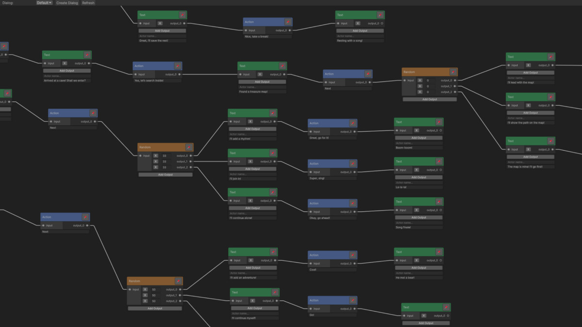 Dialog Graph Engine