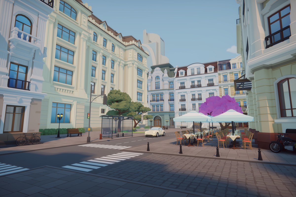 Low Poly Euro City