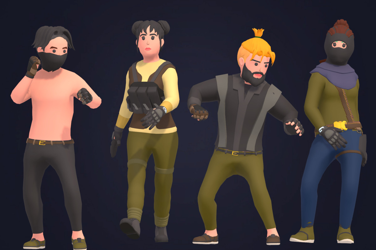 Customizable 3D Military Characters Bundle