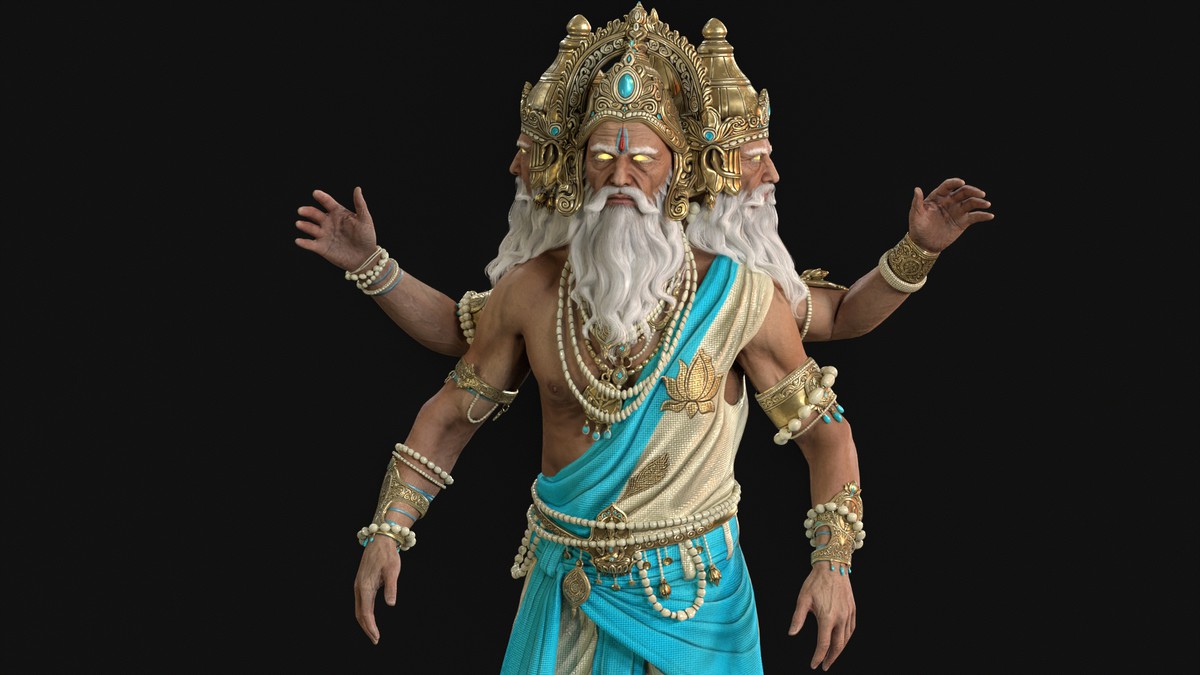 Indian God Brahma