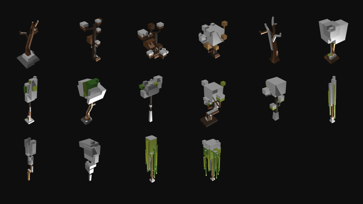 EpicVoxel World PRO - Winter Atolls & Forest (370+ assets)