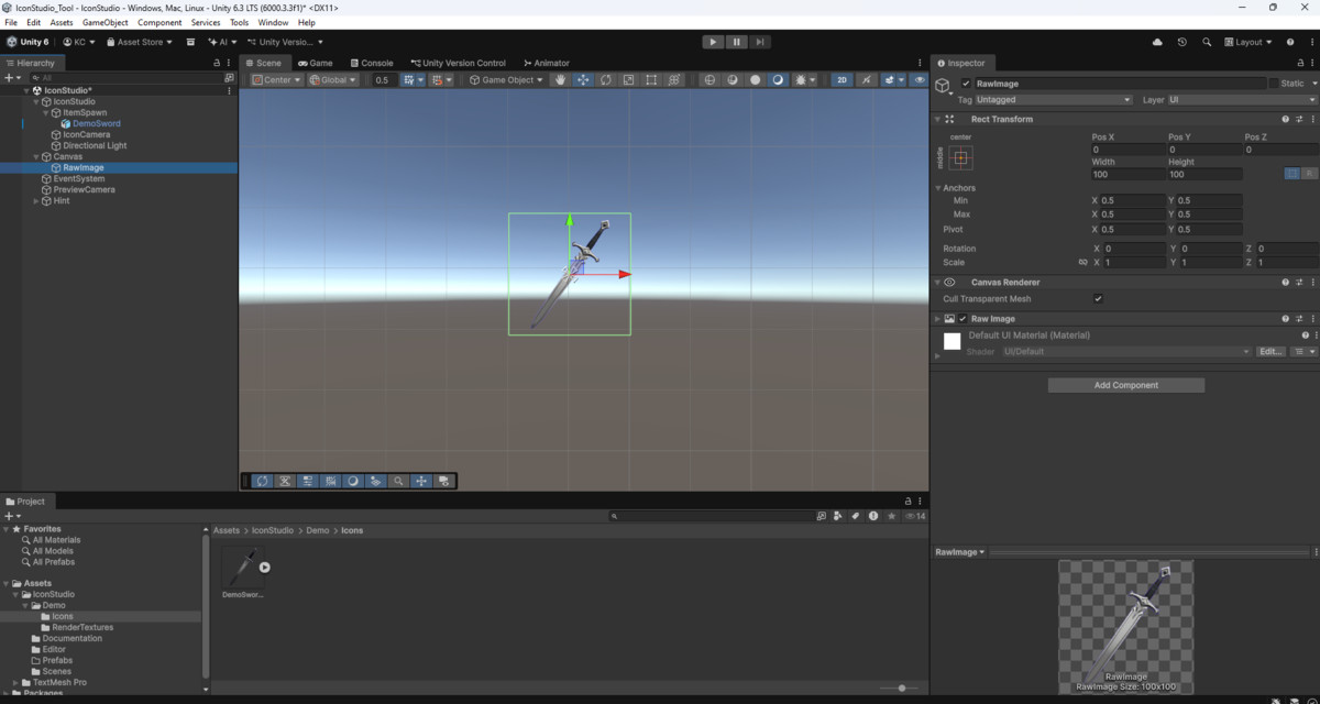 IconStudio – One-Click 3D to 2D Icon Generator