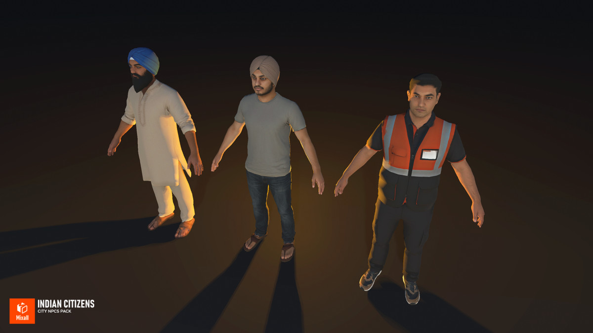 Indian Citizens – City NPCs Pack