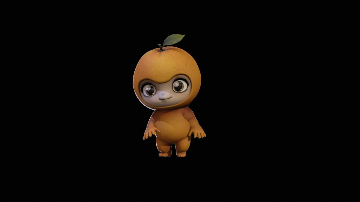 Chibi Fruit Orange