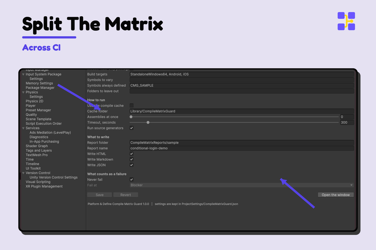 Platform & Define Compile Matrix Guard