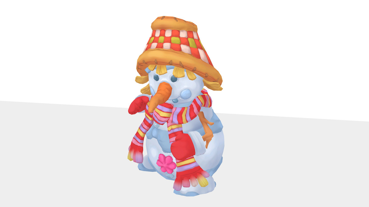 snowman with hat