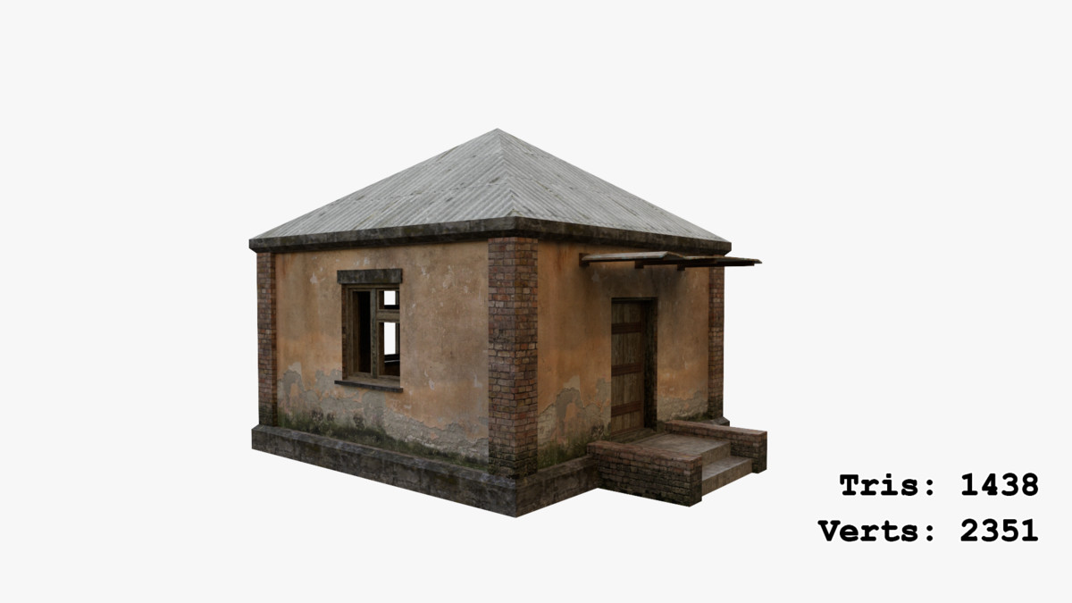 Abandoned Apocalyptic Buildings Mega Pack