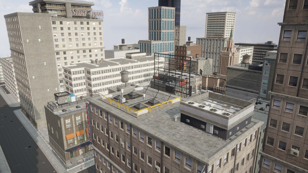 Full Game Ready City Pack Modular Low Poly Urban Environment Low-poly 3D model