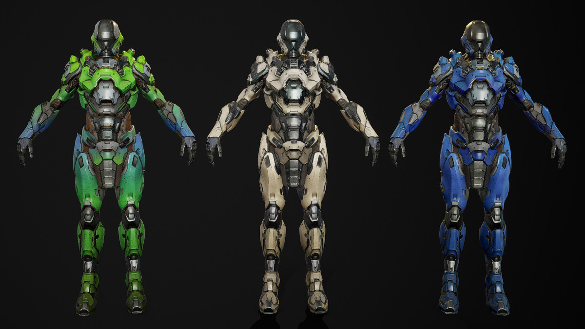 Sci-Fi Cyborg 16