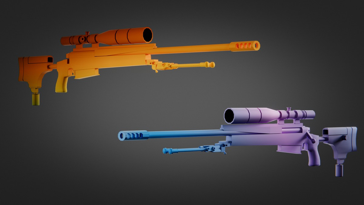 Ultimate Weapon Pack — 23 Guns + 943 Skins (Low Poly, Stylized, FPS/TPS Ready)