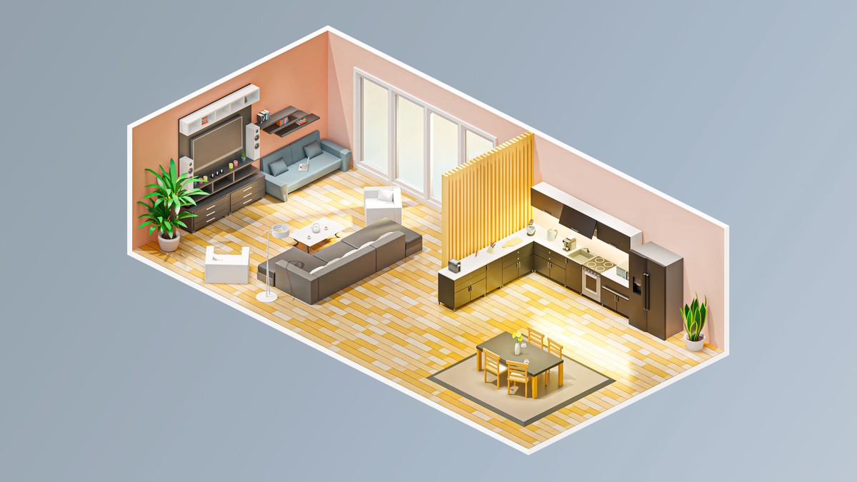 Interior 6 - Low Poly 3D Models Pack