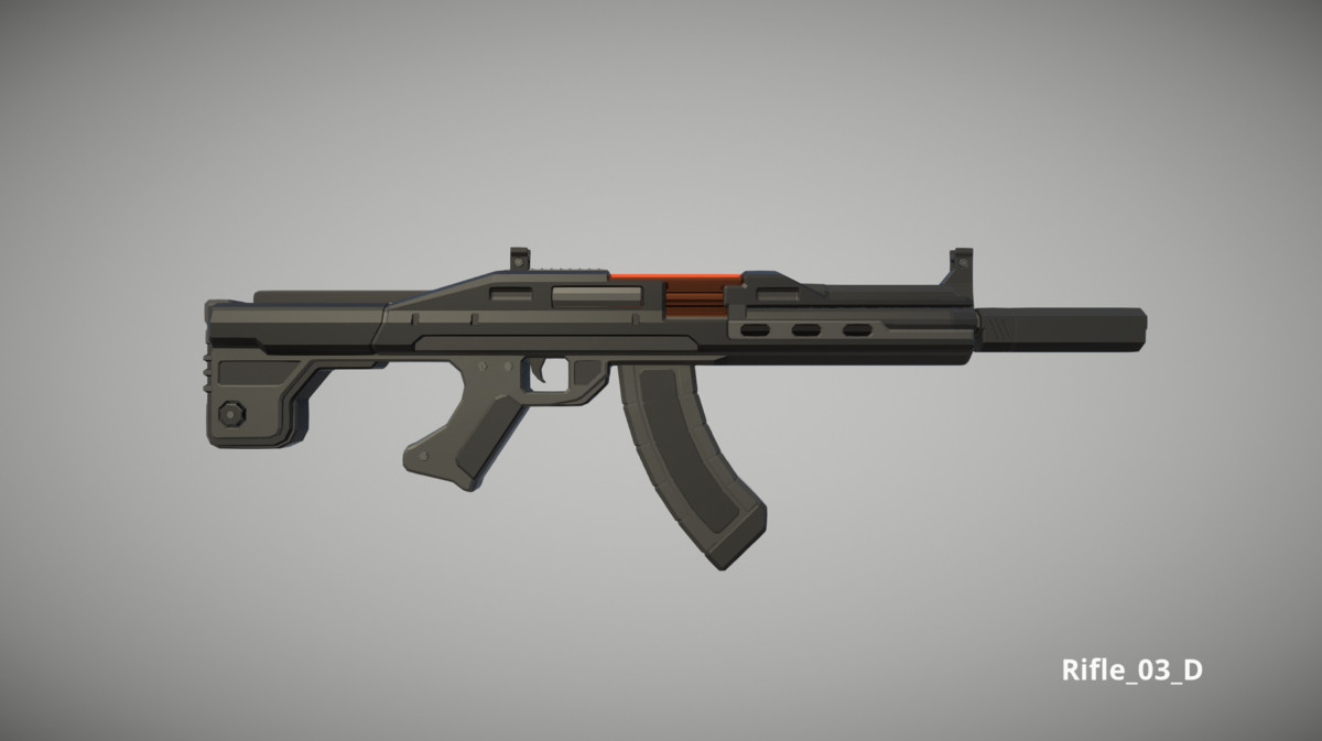 Cyberpunk Armory - Low Poly