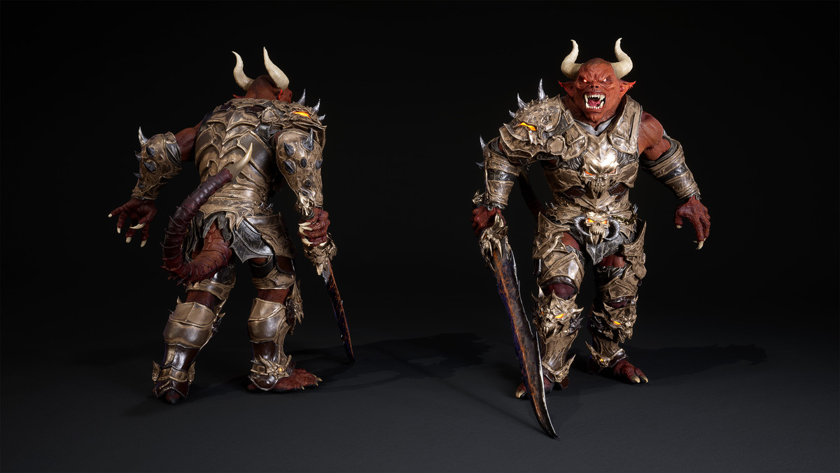 Medieval Demon Creature