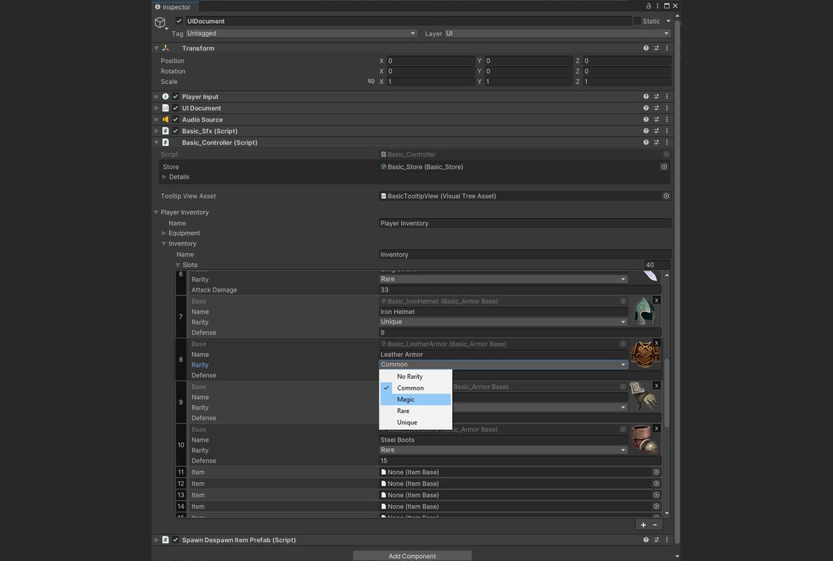 Inventory Framework v2 PRO (UI Toolkit)