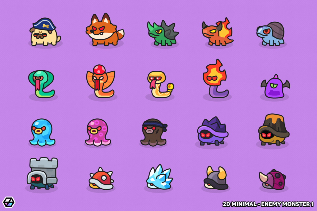 2D Minimal - Enemy Monster1