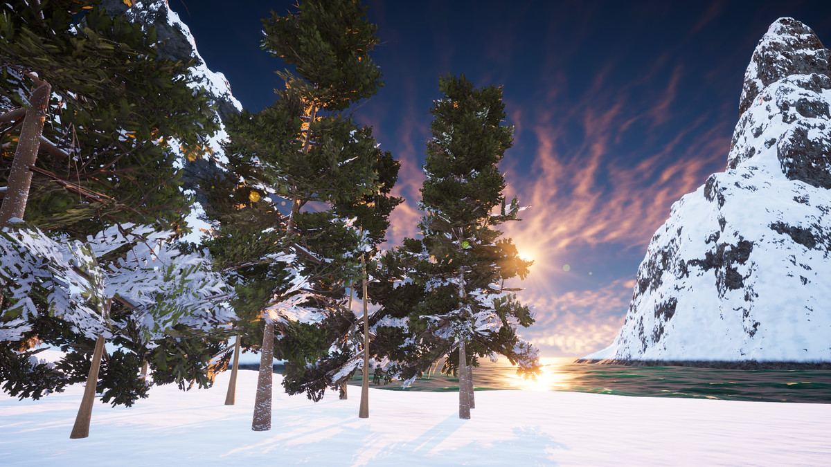 Snow-covered Island