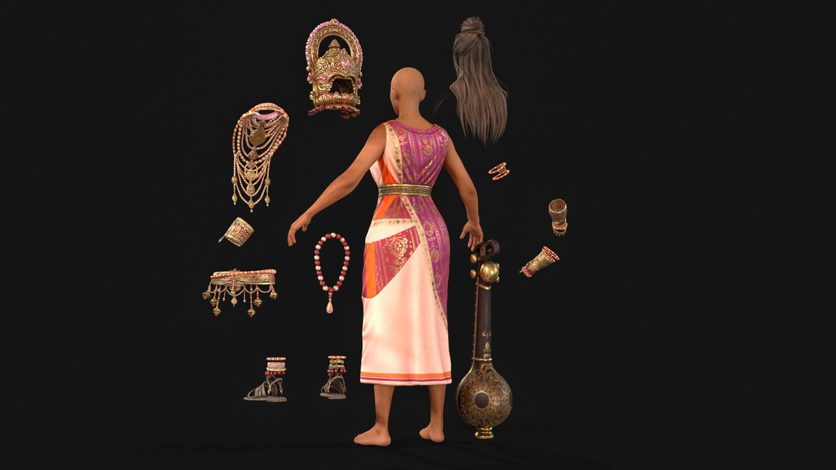 Indian Goddess Saraswati
