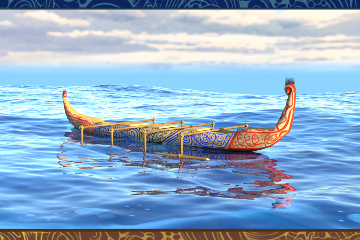 Papua Traditional Canoe