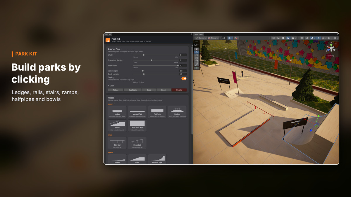 Roller Skate Controller: Physics Inline Skating Kit