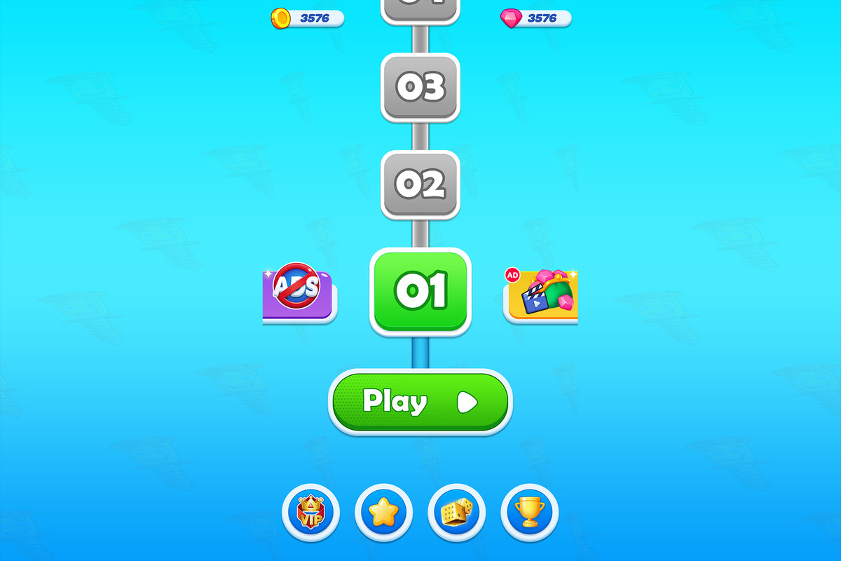 Universal Hypercasual UI Kit – 2D Game UI, HUD, Menus & GUI