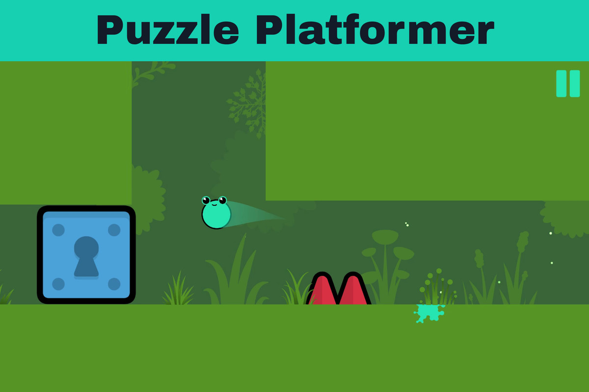 Sticky Frog Game Template - Swipe to Jump