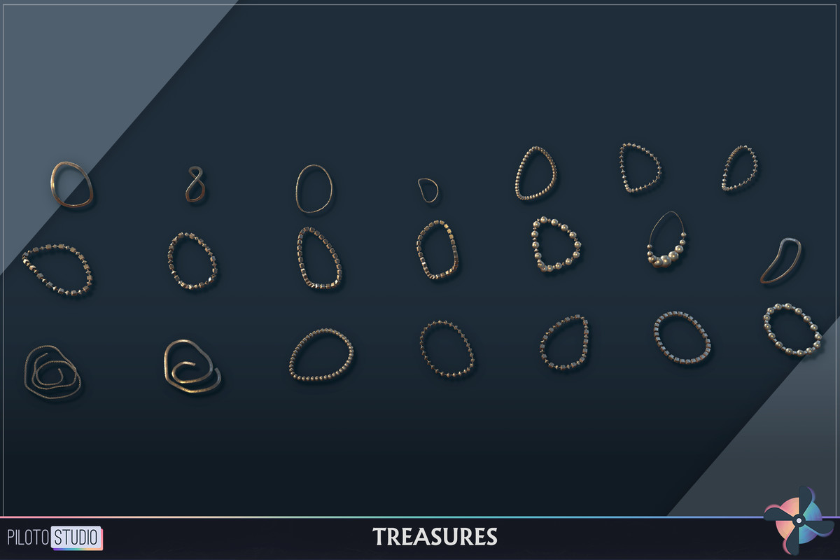 Stylized Treasures Megapack - Chests, Crystals, Gold, Silver, Copper
