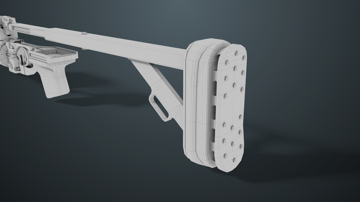 Grenade Launcher 03 Standalone Black URP HDRP Textures