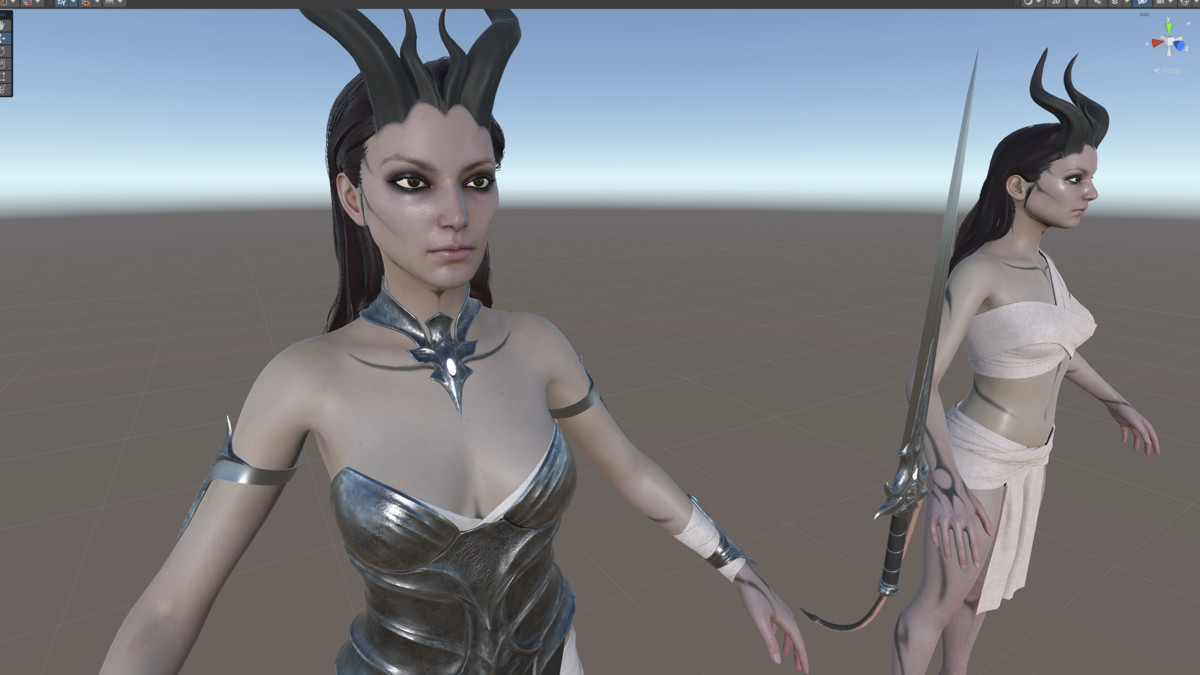 Fantasy Demones Girl