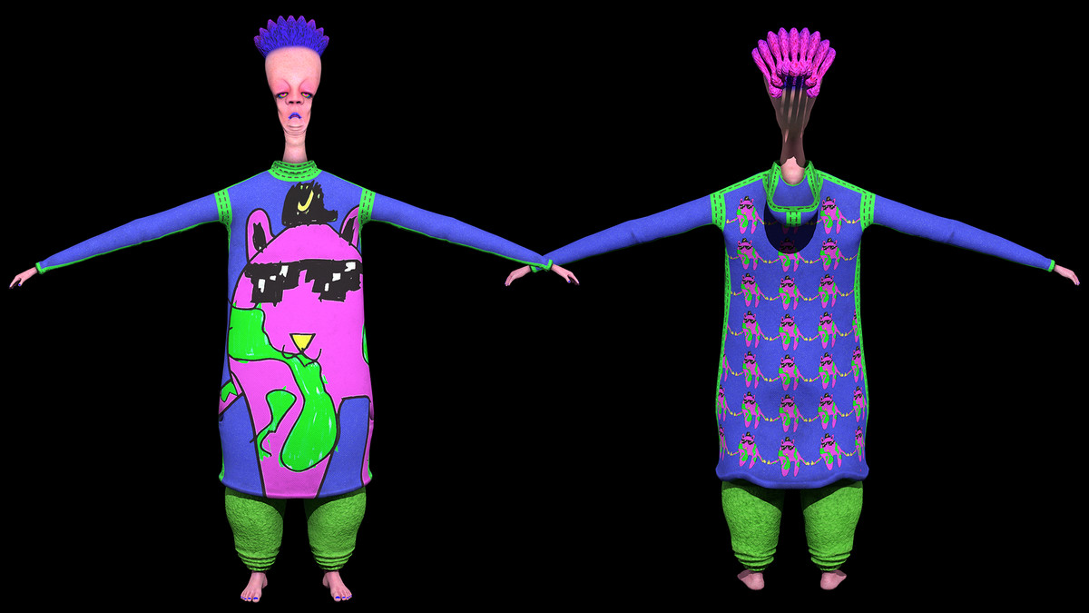 Funky Cartoon Man - Peppo