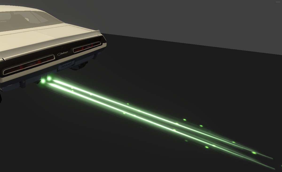 Game VFX - Exhaust jet effect
