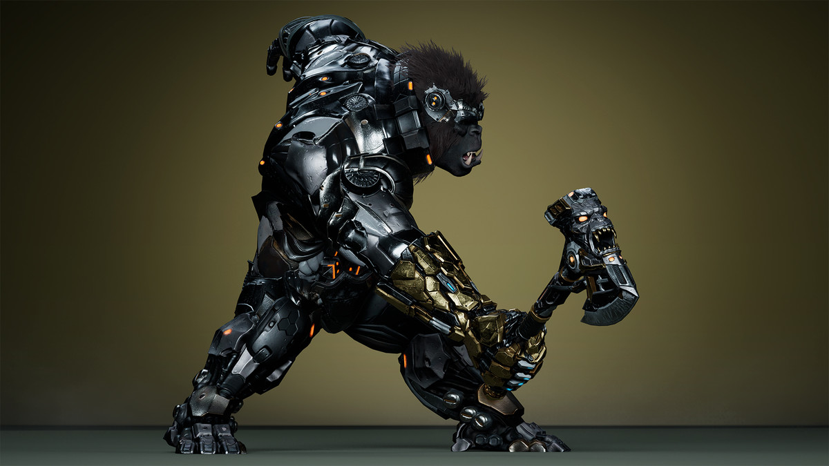 Sci-Fi Titan Gorilla