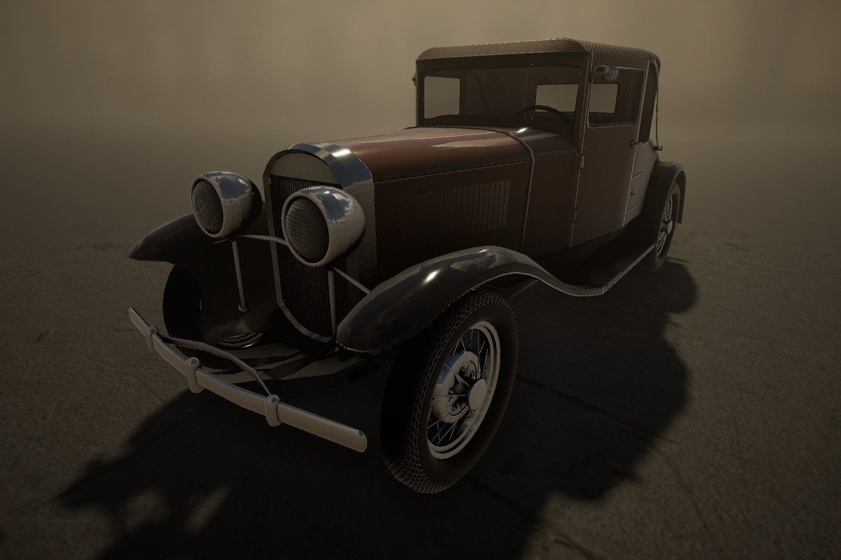 Vintage Two-Seater 1930s – Classic Car Asset