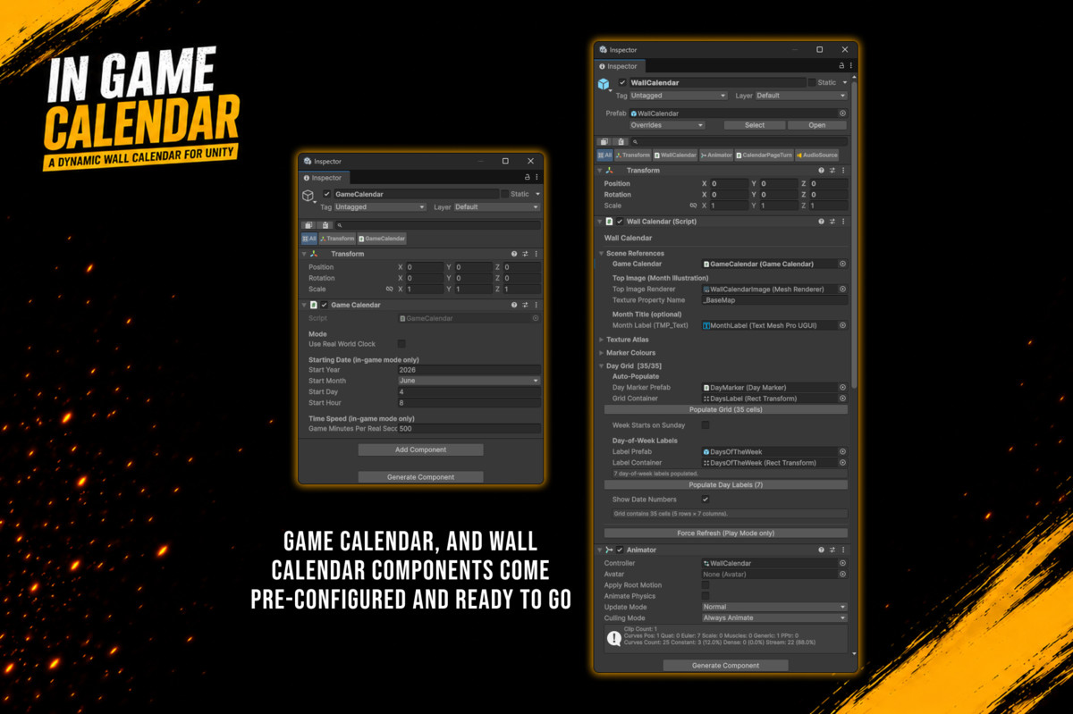 In Game Calendar