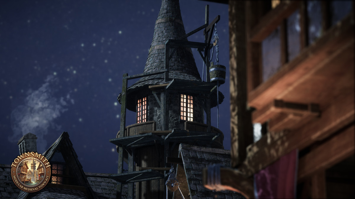 Townsmith: Modular Medieval Town (Medieval Town, Modular Fantasy Town, Town)