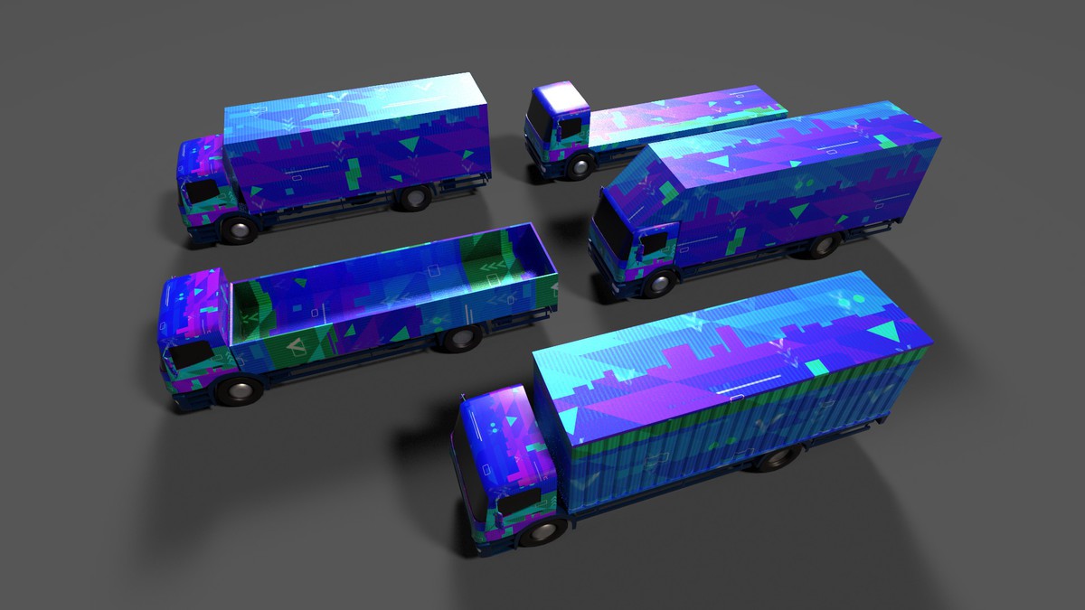 Modern Truck (Lowpoly)