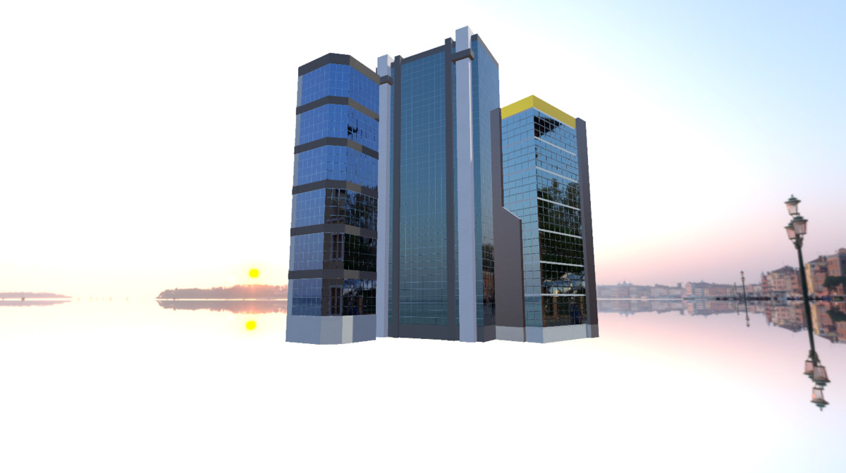 30 Modern Buildings Collection + Normal Maps (Game Ready)
