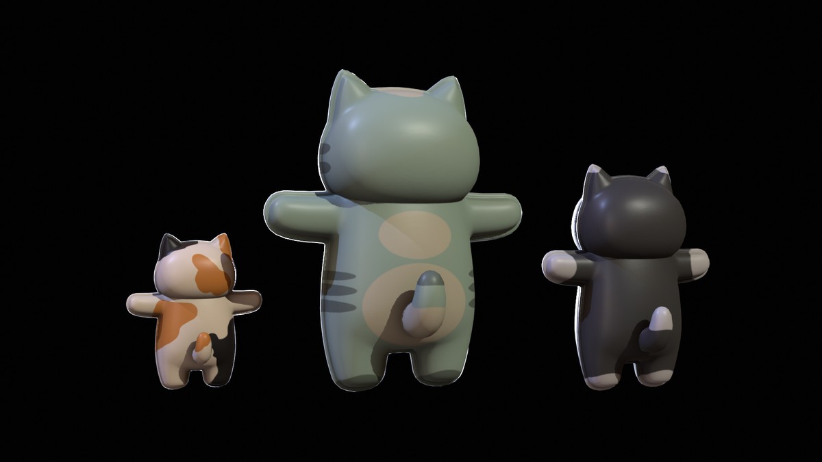 Chibi Carton Cat
