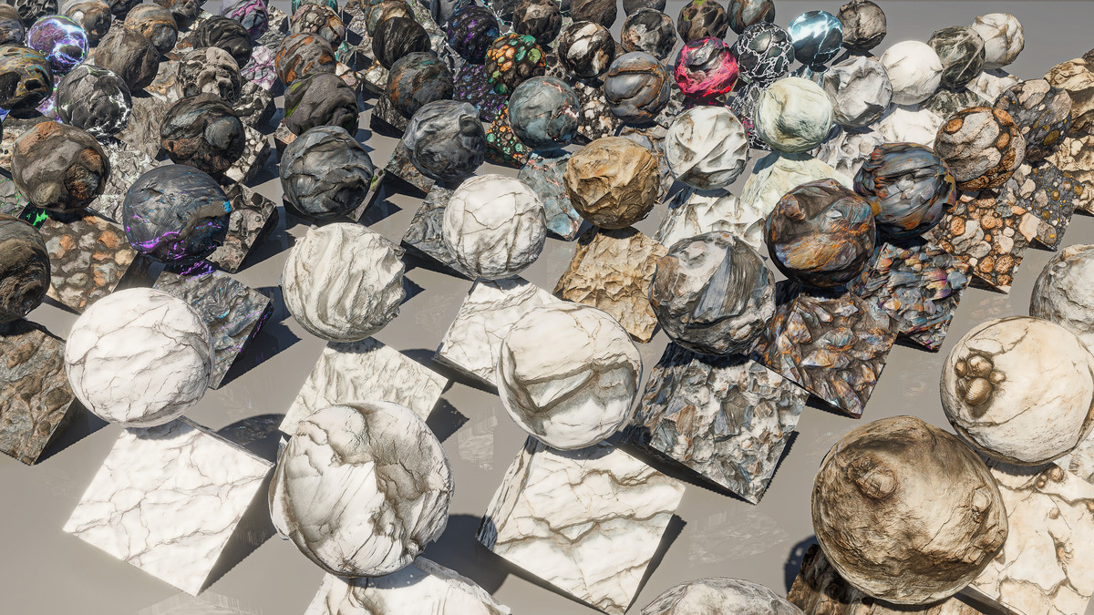Alien Rocks Materials