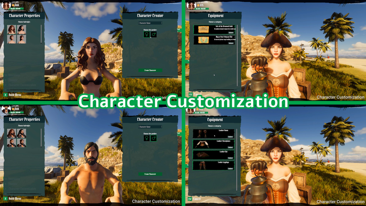 Pirate Multiplayer Game Template (MMO)